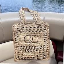 Amazon.com: EcoGoTravel Crochet Woven Straw Mesh Tote Bag for Women - Lightweight, Versatile, and Stylish Handbag - Perfect for Summer, Beach, Vacation, and Daily Use - Great Gift Idea : Clothing, Shoes & Jewelry