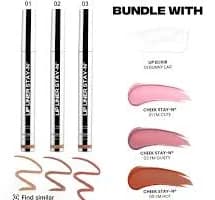 SACHEU STAY-N CHIC Bundle - Liner & Cheek STAY-N + Lip Glaze Elixir 3.7 * (3) |