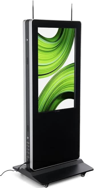 Displays2Go 43" 2-Sided Interactive Touch Screen KIOsk