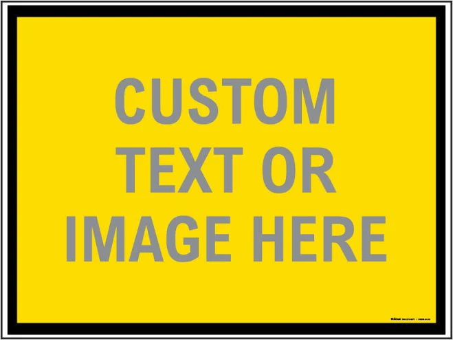 Custom Sandwich Board/A-Frame Sidewalk Sign -24 x 18" - .040′′ Rust-Free Aluminum – Replacement Sign Only