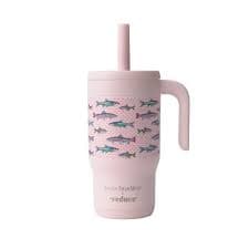 Reduce x Vera Bradley 14oz Chiller Kids Spill Proof Stainless Steel Insulated Straw Tumbler Tiny Tomatoes : Target