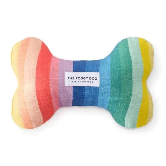 The Foggy Dog Over the Rainbow Dog Squeaky Toy
