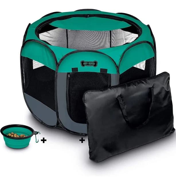 Ruff 'N Ruffus Premium Portable Foldable Dog Playpen