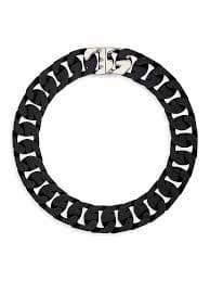 Givenchy Medium G Chain Necklace in Enameled Metal | Saks Fifth Avenue