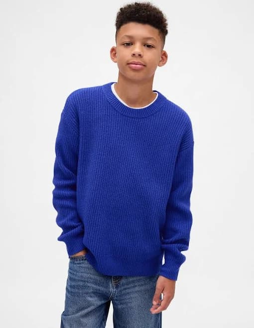 Gap Boys Cashsoft Relaxed Crewneck Sweater