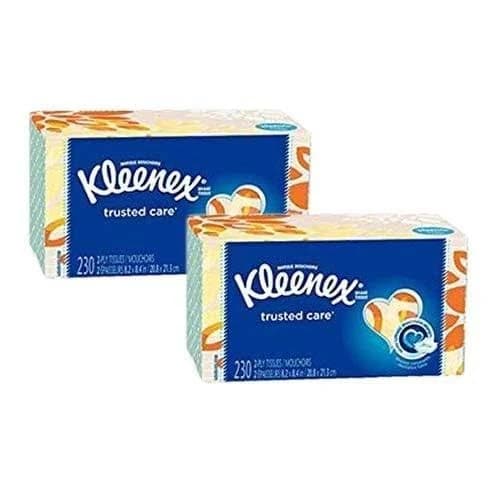 Kleenex Tissues 230 Count, 460 Facial 230 Count (pack Of 2), Blue