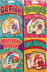 Children's Card Games: Old Maid, Go Fish, Crazy 8S & Lebanon | Ubuy