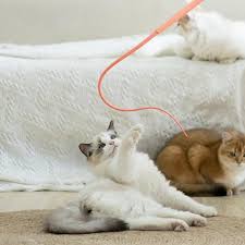 Cat Teaser Wand Toy Mouse Tail