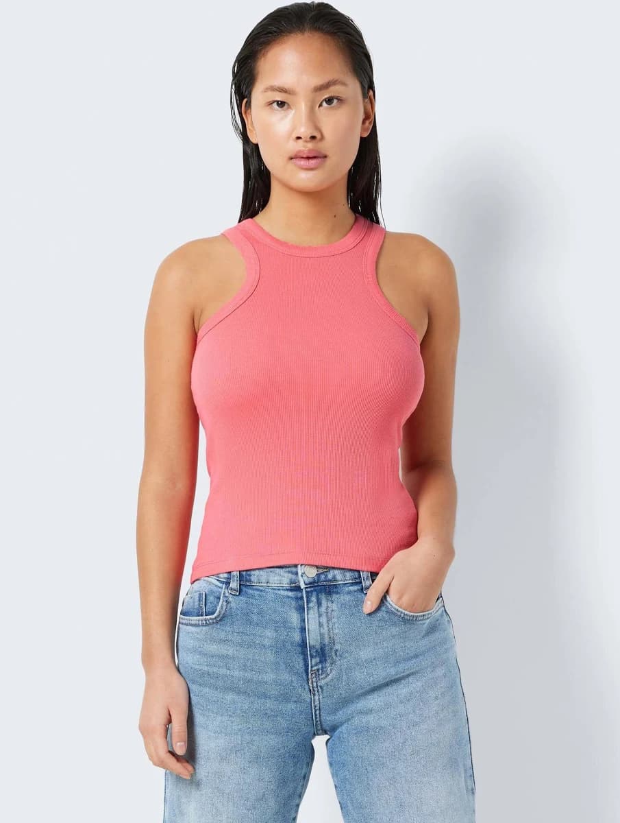 Noisy May racer neck top