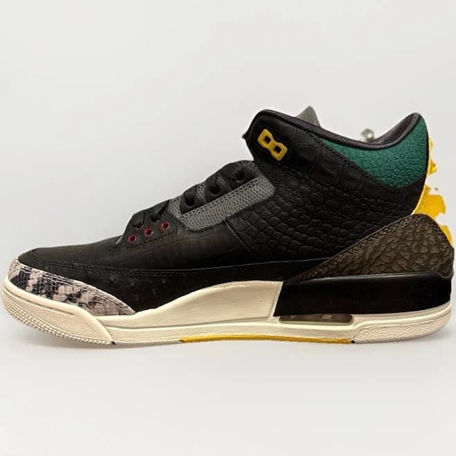 Deadstock Jordan Air Jordan 3 Retro Animal Instinct 2.0 Black Yellow