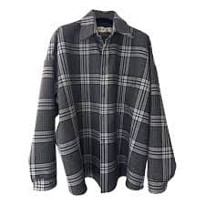 Wool shirt Celine Blue size 41 EU (tour de cou / collar) in Wool - 55100779