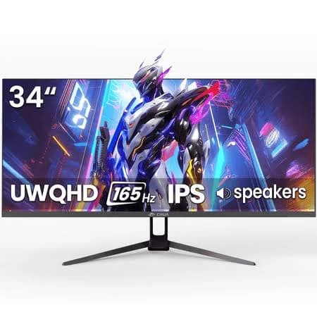 Crua 34 inch Uwqhd IPS Utrawide Gaming Monitor