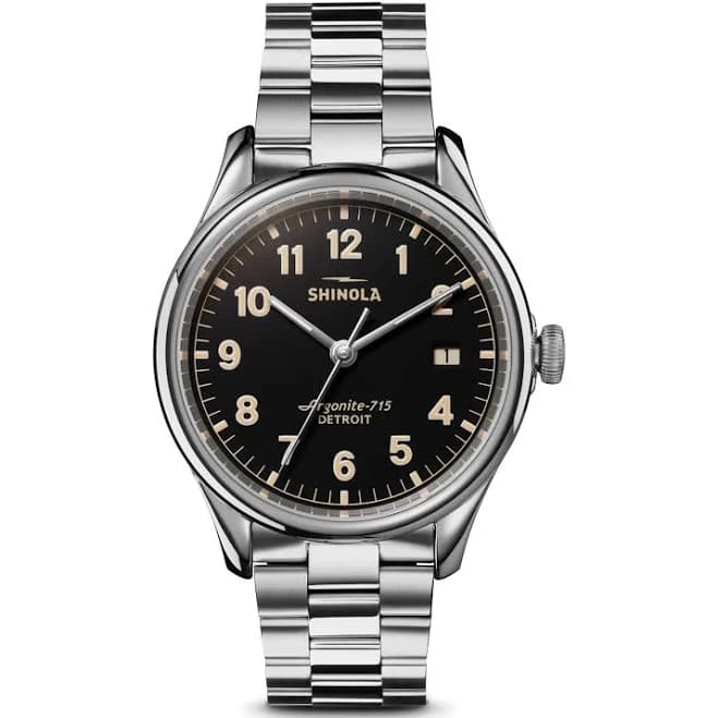 Shinola Vinton Stainless Steel Bracelet Watch