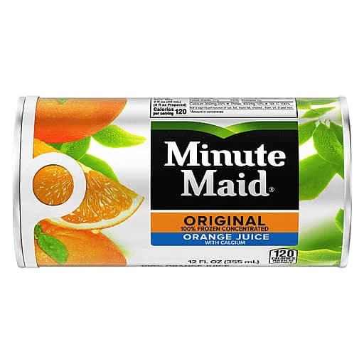 Minute Maid Juice, Orange, Original 12 Fl Oz
