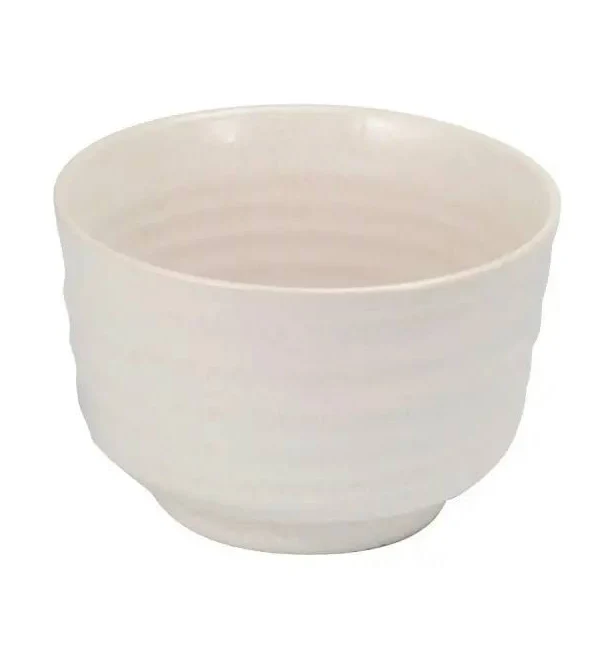 Chawan White Porcelain Bowl for Matcha