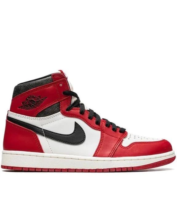 Nike Men's Air 1 Retro High Og "Chicago Lost And Found" Sneakers - Red - Hi-top sneakers