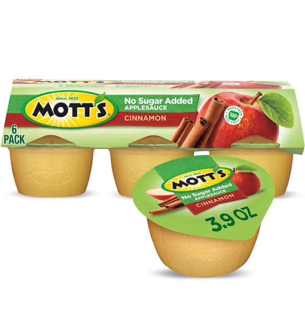 Mott's No Sugar Added Cinnamon Applesauce