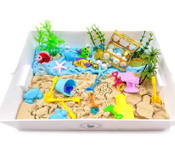 Beach Sensory Sand Bin