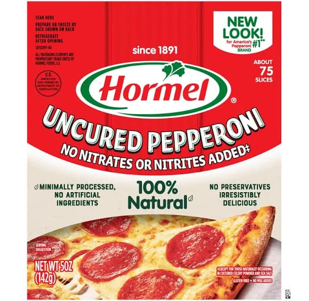 Hormel Natural Choice Uncured Pepperoni