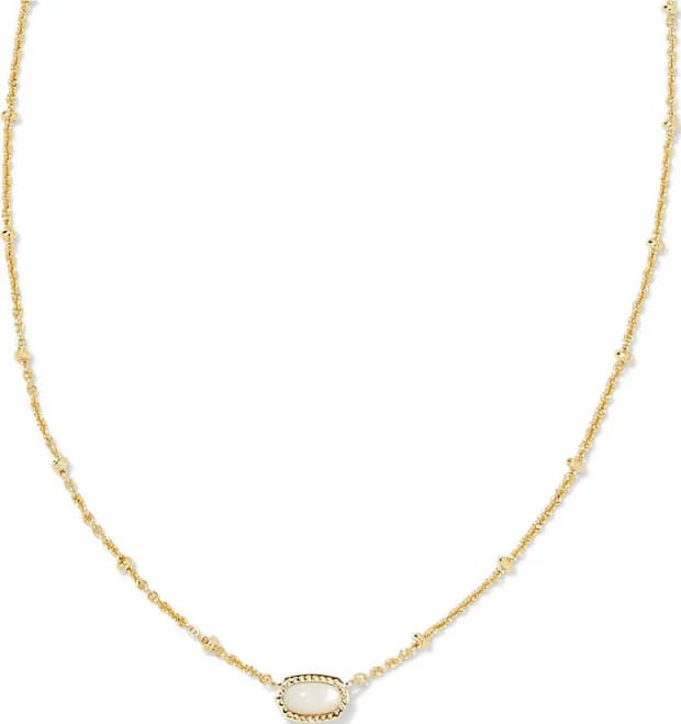 Kendra Scott Mini Elisa Gold Satellite Short Pendant Necklace