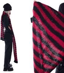 Amazon.com: Muloo Harajuku Style Stripe Neck Scarf for Women Men Soft Neck Warmer Gothic Knit Warm Scarf Winter Autumn Fashion Neckwear : Clothing, Shoes & Jewelry