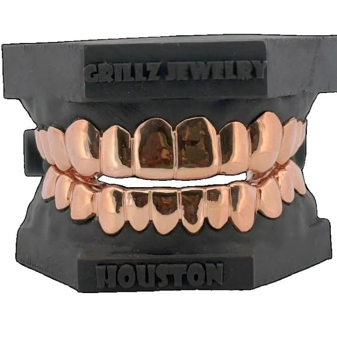 Grillz Rose Hip Hop Grillz GOLD