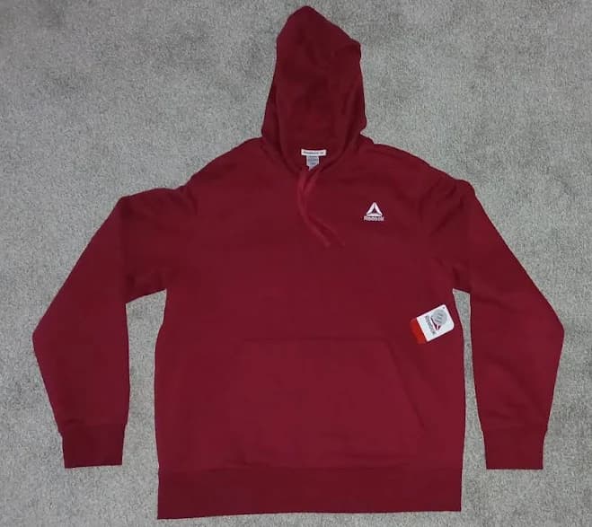 Reebok Men's Delta Logo Fleece Hoodie