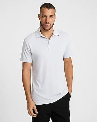 Express Men's Solid Everyday Performance Polo