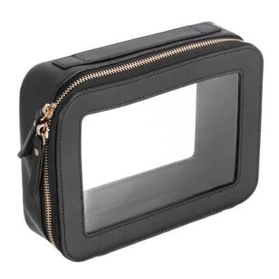 Unique Bargains Waterproof Clear Travel Toiletry Organizing Makeup Bag