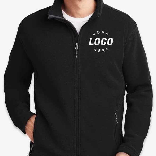Sample - Port Authority Value Fleece Jacket - Embroidered - Black - Size 6XL