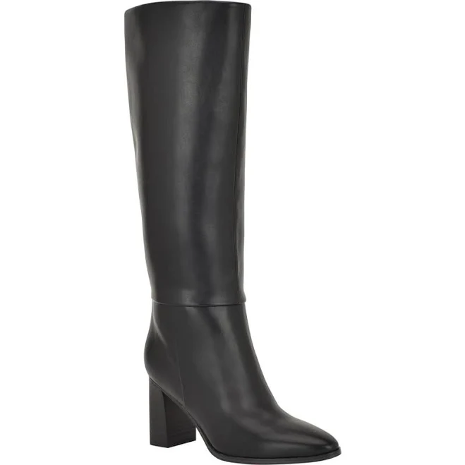 Calvin Klein Women's Dawna Block Heel Knee High Boots