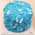 Blue Butterfly Cake