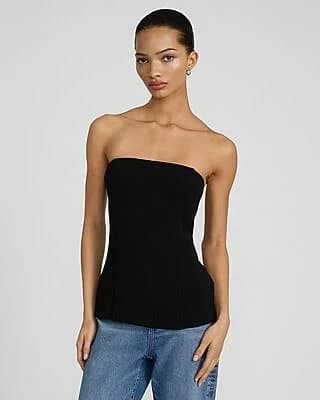 Express Women's Signature Crepe Tailored Tube Top