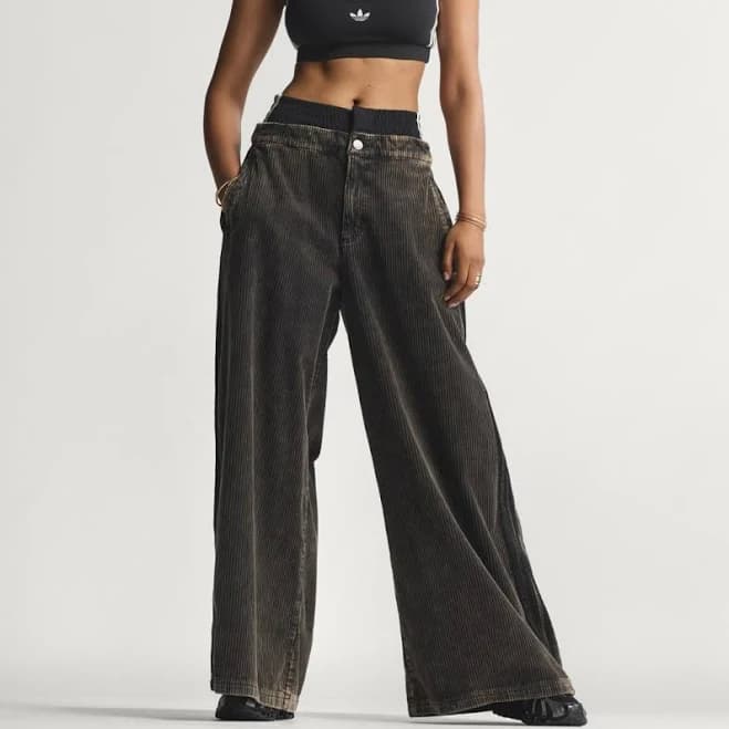 adidas Originals Women's Corduroy Sst Oversized Pants