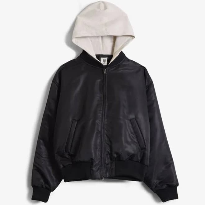 mnml Men's LWH Hooded Bomber Jacket