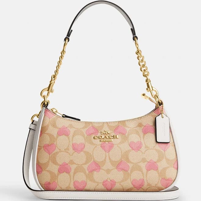Coach Women's Teri Shoulder Bag in Signature Canvas