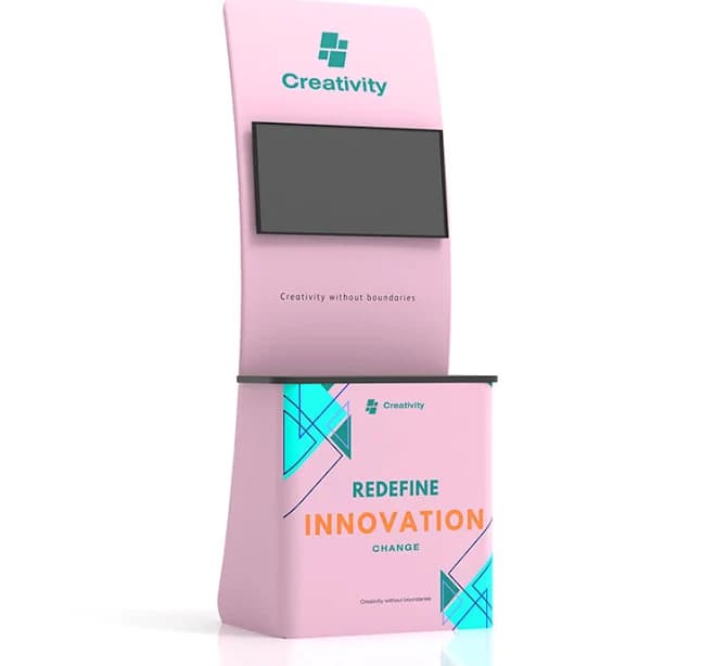 Monitor Display Table Banner Stand