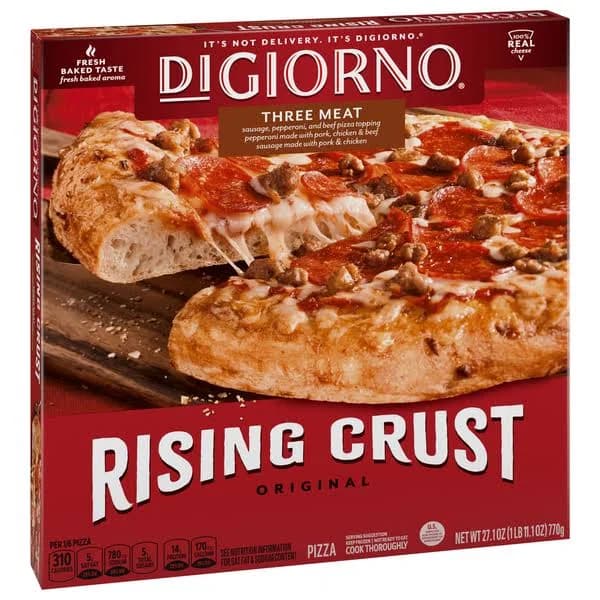 DiGiorno Rising Crust Three Meat Pizza