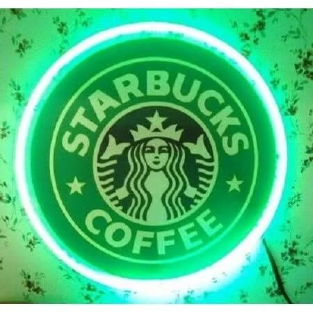 Queen Sense 12" Starbuck Coffee Neon Sign