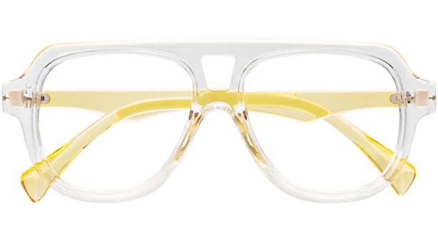 Aviator Green Glasses
