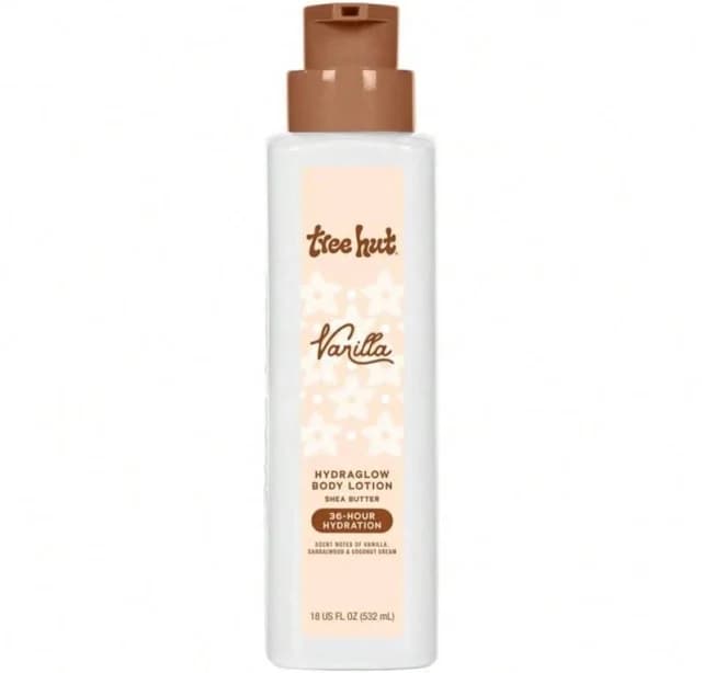 Tree Hut Hydraglow Body Lotion Vanilla, Hydrating &Amp; Nourishing Daily Body Moisturizer For Smooth, Soft Skin &Amp; Cozy Fragrance, Long-Lasting