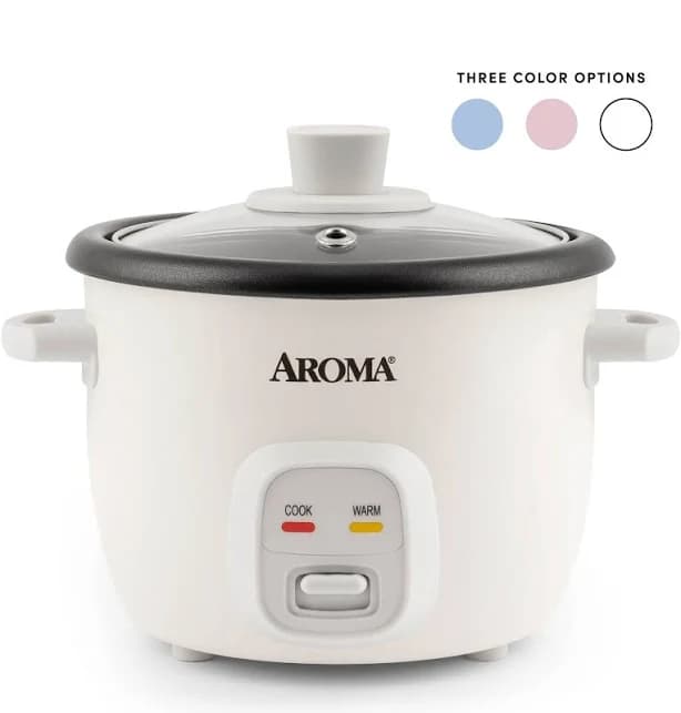Aroma 4-cups (cooked) / 1qt. Rice & Grain Cooker, Pink