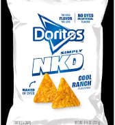 Doritos Simply NKD, No Dyes No Artificial Flavors Cool Ranch Tortilla Chips Bag, 9.25 oz
