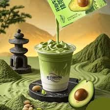 GHYJS Pistachio Avocado Matcha Milk 6.76 fl oz【Guizhou Matcha Powder &amp; 100% Raw Milk】 - Yami.com