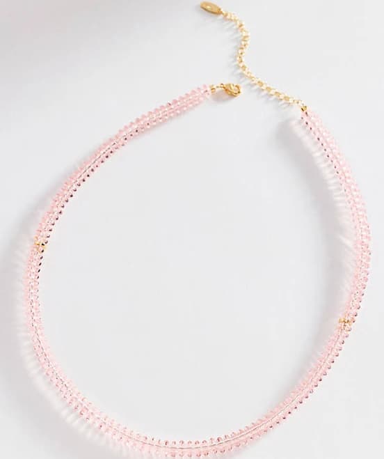 Anthropologie Beaded Delicate Necklace