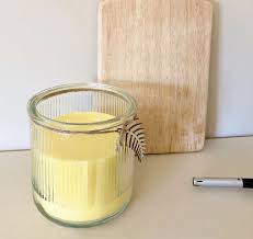 Citronella Glass Candle with Decorative Leaf Scented Candle | Kim Toki