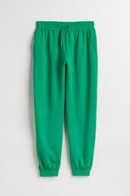 High Waist Joggers - Green - Ladies | H&M US