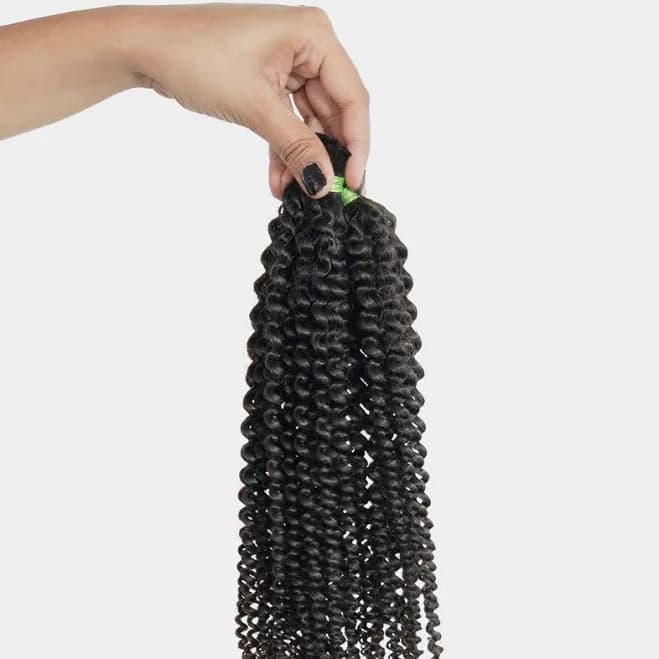Gemeria Kinky Curly Temple Bulk Hair