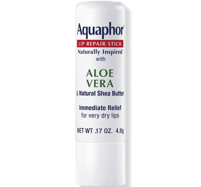Aquaphor Naturally Inspired Lip Repair Lip Balm Stick with Shea Butter