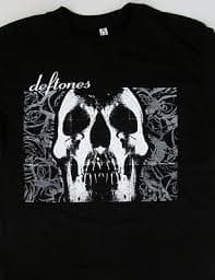 DEFTONES T-shirt Rock Music Nu Metal Skull Tee Adult Men's Black New | eBay